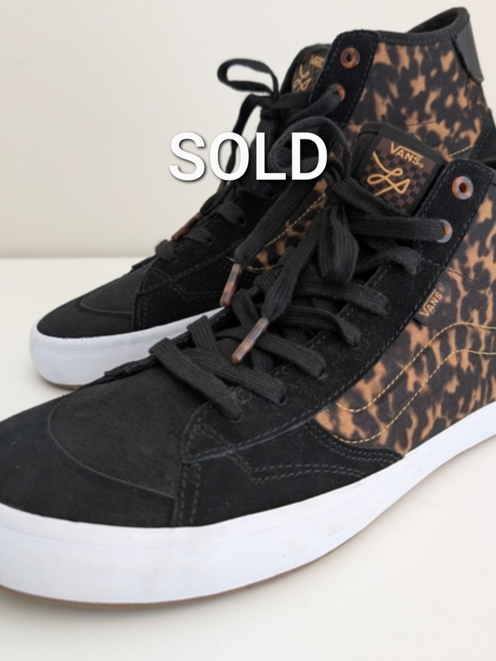 NEW VANS The Lizzie Sneaker Tortoise Shell Unisex MEN'S 11 WOMEN'S 12.5 Leopard